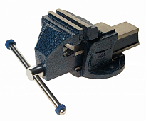 Тиски стальные, G.S. стандарт 100мм, вес 4,5кг ЭВРИКА